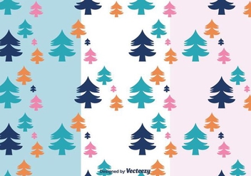 Trees Pattern Vector - Free vector #404353