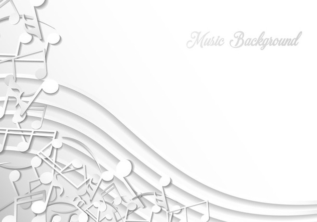 Note Of Music Background Template - Free vector #406543