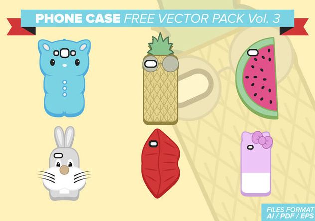 Phone Case Free Vector Pack Vol. 3 - Kostenloses vector #407143