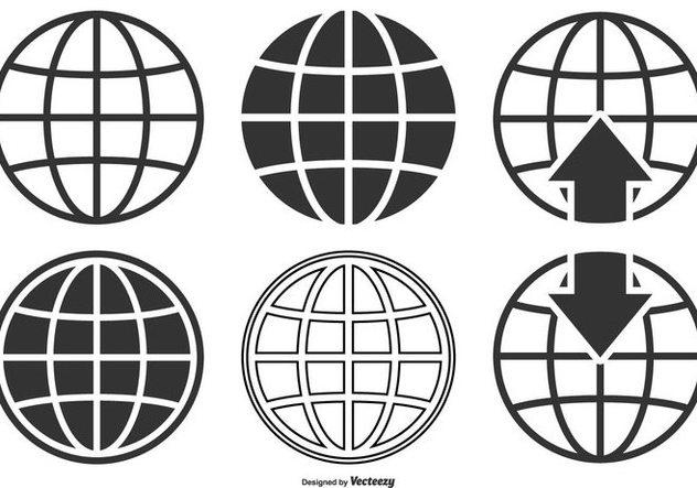 World Globe Icon Collection - Kostenloses vector #410403