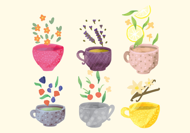 Vector Hand Drawn Cups - Free vector #412583