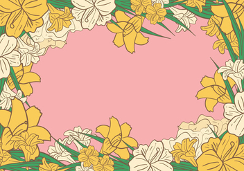 Easter Lily Background - vector #412593 gratis