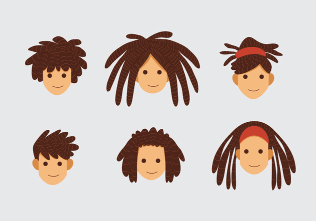 Dreads Hair Style - Kostenloses vector #412773