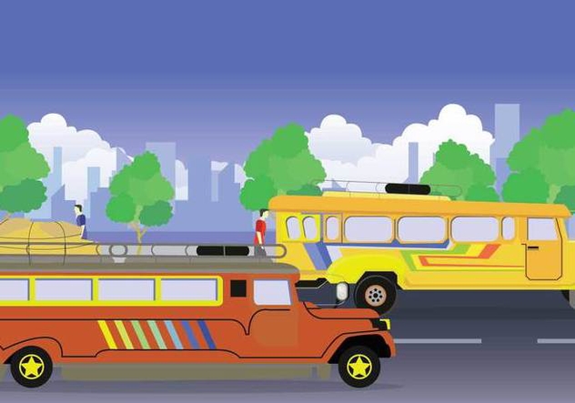 Free Jeepney Illustration - Free vector #414183