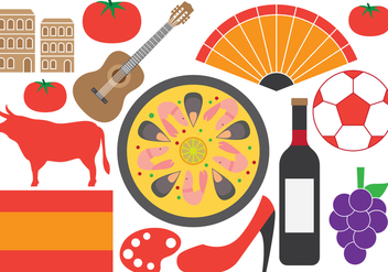 Spanish Symbols - vector #414883 gratis