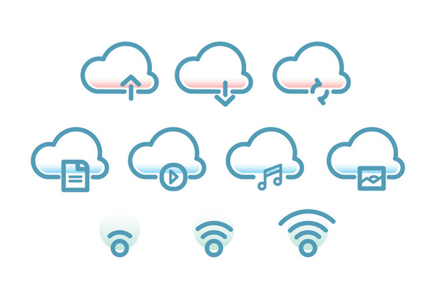 Tecnologia Cloud Icon - бесплатный vector #416963