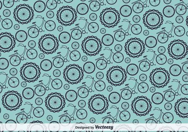 Bicycle Vector Pattern - Free vector #417853