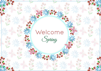 Free Vector Frames With Floral Pattern - Free vector #418133