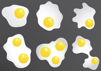 Free Fried Egg Icons Vector - Kostenloses vector #419483