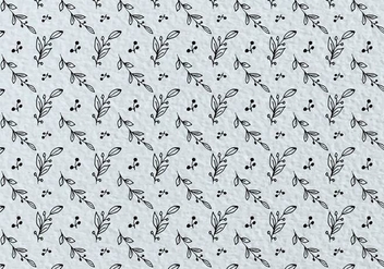 Free Vector Hand Draw Leaves Pattern - Free vector #421193