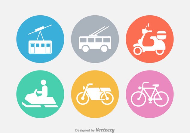 Transport Vector Silhouette Icons - Kostenloses vector #423643