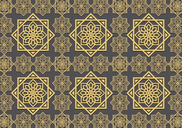 Islamic Ornament Seamless Pattern - vector #427613 gratis