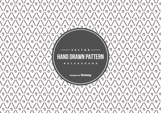 Cute Geometric Hand Drawn Style Pattern Background - vector #429903 gratis