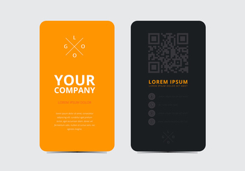Stylish Business Card Template - Free vector #430713