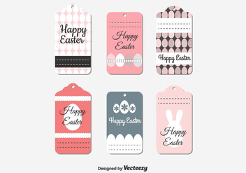 Easter Gift Tag - Free vector #432533