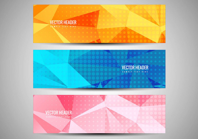 Free Vector Colorful Banners Set - Free vector #434073
