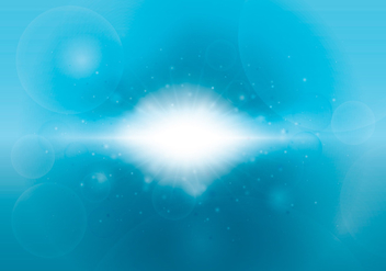 Teal Blue Starry, Gas, Nebula, Supernova and Outer Space Background - vector gratuit #436443 