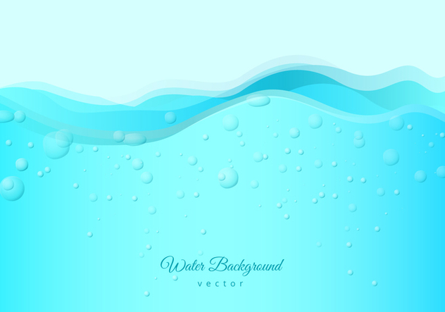 Free Water with Bubbles and Fizz Background - vector #436783 gratis
