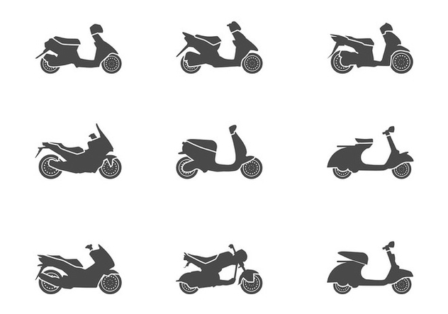 Scooter Icon Vector - Free vector #437303