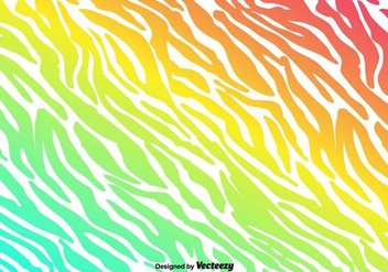 Vector Colorful Zebra Stripes Background - Kostenloses vector #440023