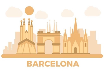 Free Barcelona Landmark Vector - Free vector #440353