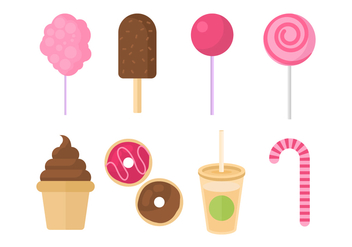 Free Sweet and Candy Vector Collection - vector #441353 gratis