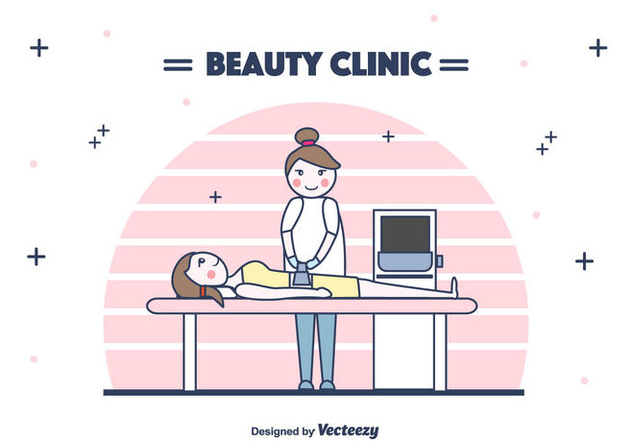 Beauty Clinic Treatment Vector - бесплатный vector #442523