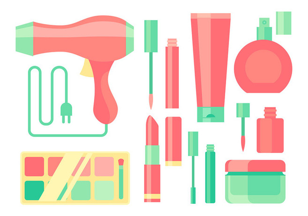 Make Up Equipment Free Vector - Free vector #444513