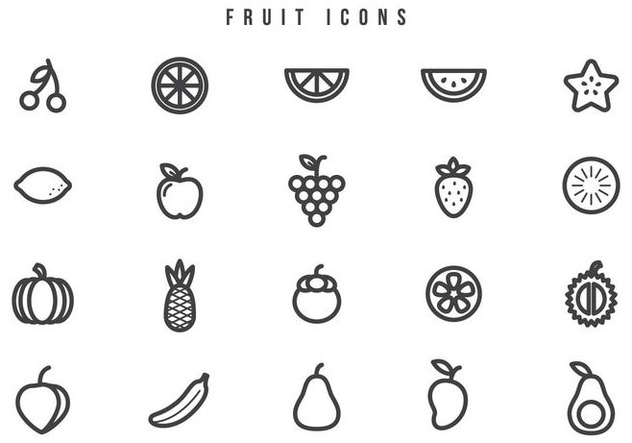 Free Fruit Vectors - vector #444523 gratis