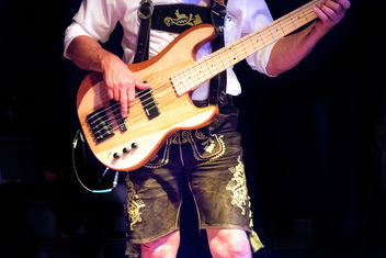 Bavarian Lederhosn bass player - image gratuit #447633 