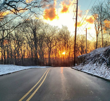 Winter Sunset - Free image #458853