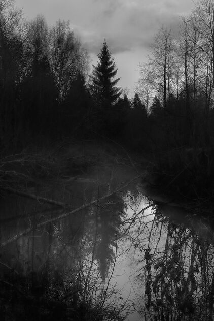River in darkness - Free image #495793