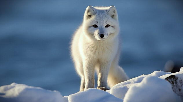 'An AI Arctic Fox' - бесплатный image #498473