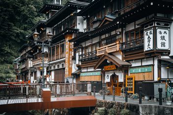 Streets of Ginzan Onsen - image #501683 gratis