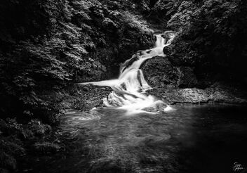 Waterfall in Ginzan Onsen - Free image #502513