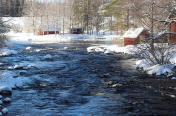 Winter rapids view - image #504273 gratis